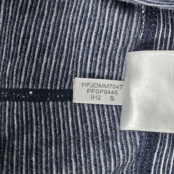 Calvin Klein Performance Navy Stripe Fold Over Leggings S - Picture 5 of 12